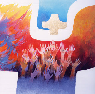 Arcabas : Pentecôte Arcabas Pentecote